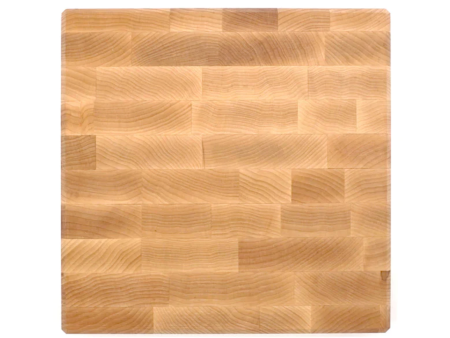 JK Adams Professional End Grain Maple Board - 12  x 12  x 2  Supply