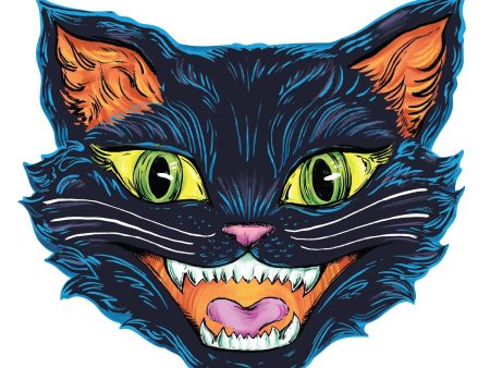 Black Cat Die-Cut Paper Placemats - 12 Per Package For Discount