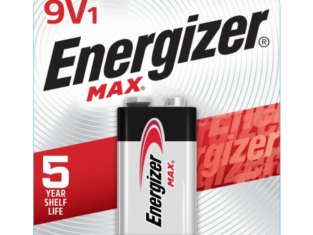 Energizer MAX 9V Alkaline Battery – Single For Discount