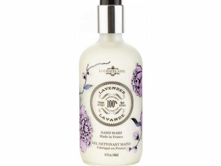 La Chatelaine Sulfate Free Glass Vessel Nourishing Shea Hand Lotion – 8oz. – Lavender Sale