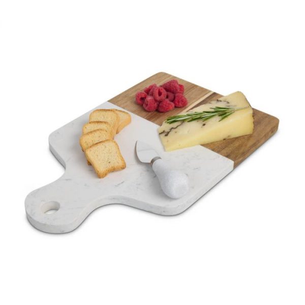 Maison du Fromage Rectangle Cultured Marble & Wood Cheese Board Online Sale