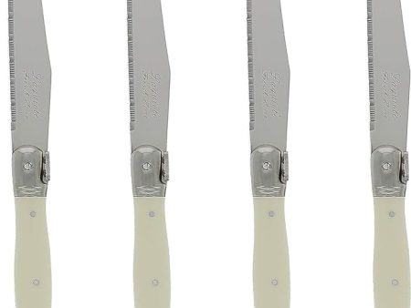 French Home Laguiole Faux Ivory Steak Knives – Set of 4 Online now