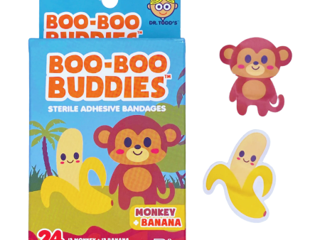 Boo-Boo Buddies Monkey & Banana Bandages Online Hot Sale