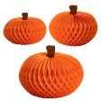 Honeycomb Pumpkins – Set of 3 Hot on Sale