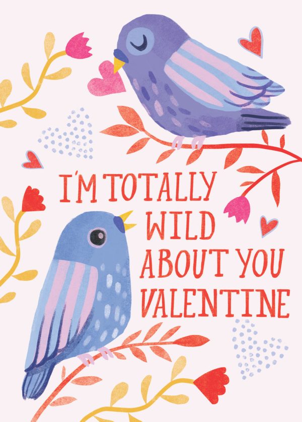 New Yorker Valentine s Day Note Card -  Wild About You Supply