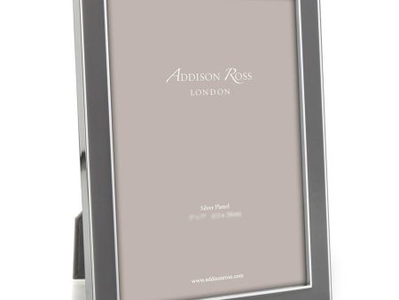 Addison Ross Taupe Enamel Photo Frame – 5  x 7  Hot on Sale