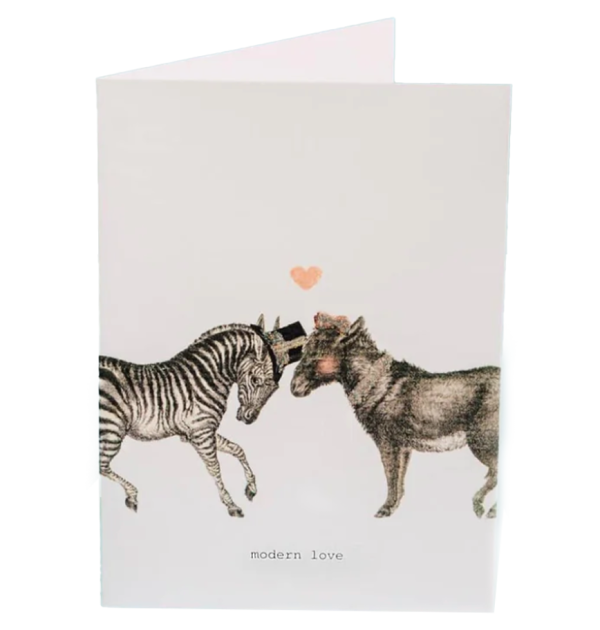 Modern Love Valentines Glitter Greeting Card – 3.5  x 5  Online Sale