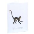 Monkeying Around Glitter Greeting Card – 3.5  x 5  Discount