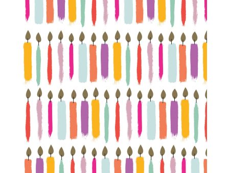 Gift Tissue Paper – 4 Sheets- 20  – Happy B-Day Candles For Discount