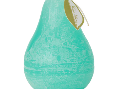 Vance Kitira Timber Pear Candle – Turquoise – 4.5  Hot on Sale