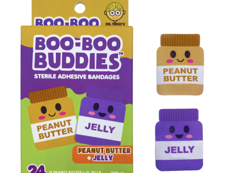 Boo-Boo Peanut Butter and Jelly Jar Bandages Sale