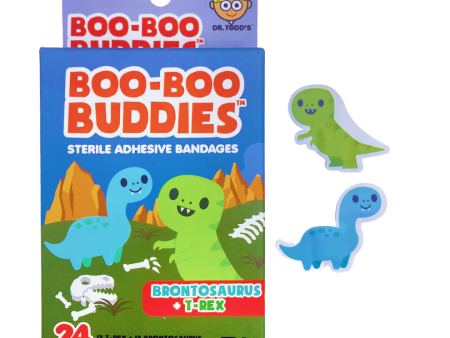 Boo-Boo Buddies Brontosaurs and T-Rex Bandages For Discount