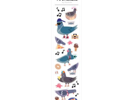 Pipstickers Stickers for Kids – Peckish Pigeons For Cheap