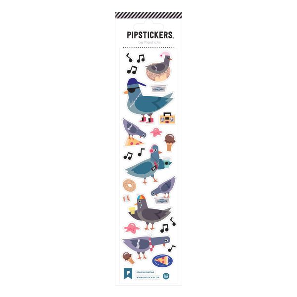 Pipstickers Stickers for Kids – Peckish Pigeons For Cheap