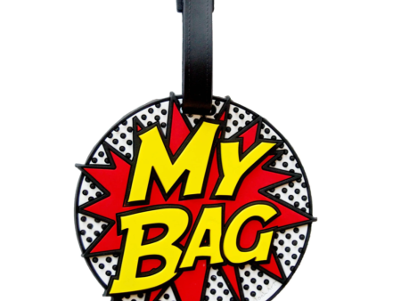 Comic Book My Bag 3D Luggage Tag Sale