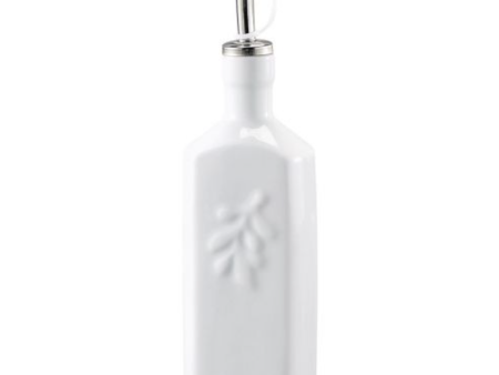 White Porcelain Oil Bottle – 16oz on Sale