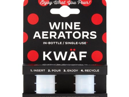 KWÄF Disposable Wine Aerators - Pack of 2 Online Sale