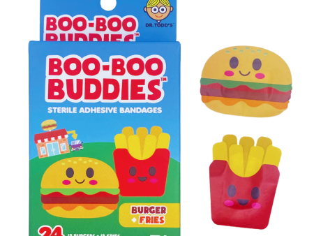 Boo-Boo Buddies Burger and Fries Bandages For Sale