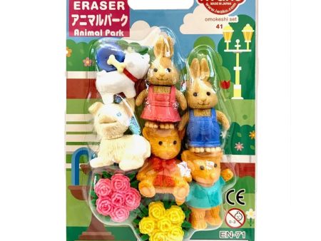 Animal Park Piece Erasers – Set of 8 For Discount