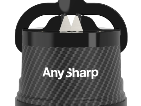 AnySharp Pro Knife One Handed Use Sharpener With Power Grip Surface – Carbon Fibre Online