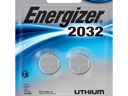 Energizer Lithium CR 2032 Battery – 2 Pack Supply