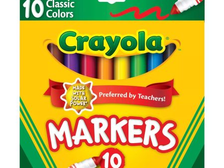 Crayola Markers Broad Line Classic – 10ct Fashion