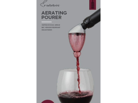 Rabbit Wine Aerator and Pourer – Silver Black Clear For Discount