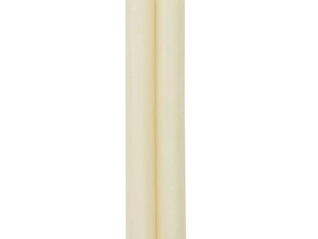 Caspari Tapered Candles in Ivory – 12 inch – 2pk For Cheap