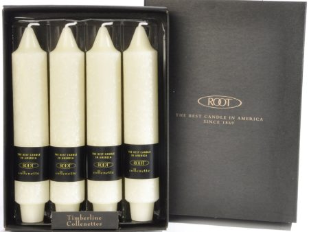 Root Timberline Collenette Candle – Ivory – 7  – Box of 4 Hot on Sale