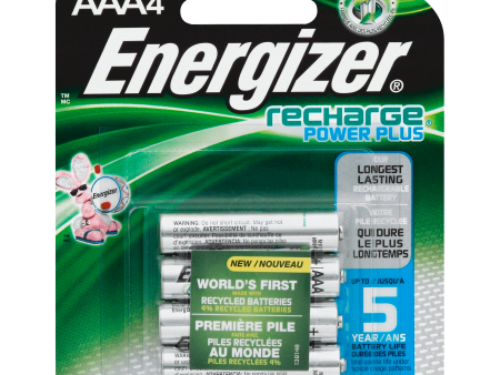 Energizer Rechargeable AAA Batteries – 4 Pack Hot on Sale