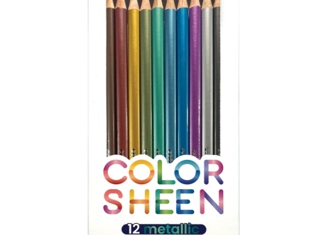 Color Sheen Metallic Colored Pencils - Set of 12 Hot on Sale