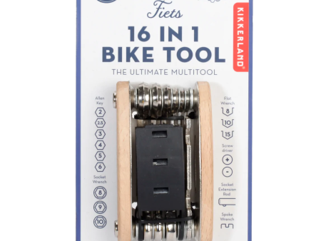 Kikkerland 16 In 1 Bike Tool For Sale