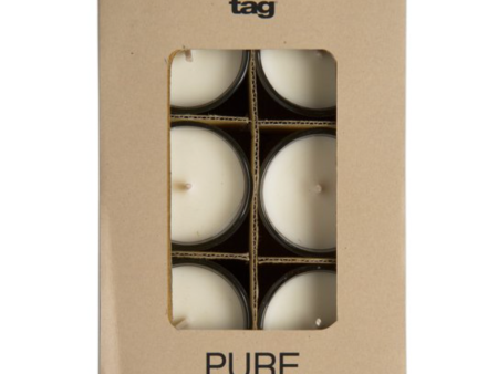 Pure Soy Candle Votives – Ivory – Set of 6 on Sale