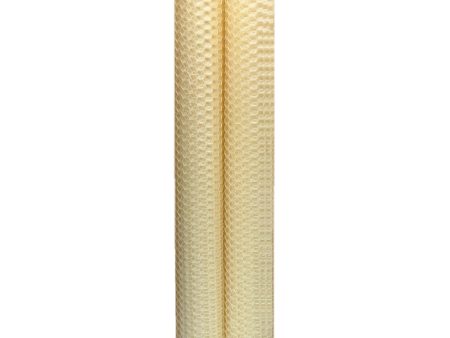 Dadant Wide Rolled Beeswax Taper Candles – Classic Ivory – 1.25  x 12 – Pack of 2 on Sale