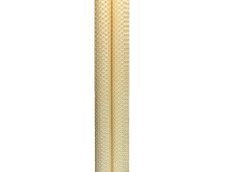 Dadant Rolled Beeswax Taper Candles – Classic Ivory – 7 8  x 12 – Pack of 2 Cheap