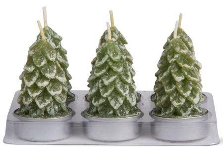 Spruce Tea-light Candles – Set of 6 Cheap