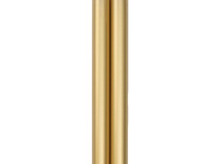 Caspari Tapered Candles in Gold Metallic – 12inch – 2pk Online Sale