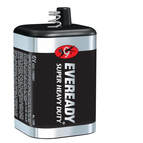 Eveready Heavy Duty 6 Volt Spring Top battery For Sale