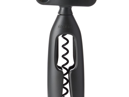 Brabantia Tasty Wine Bottle Opener Corkscrew – Dark Grey Online now