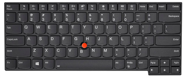 Keyboard (FRENCH) BlackLenovo Online